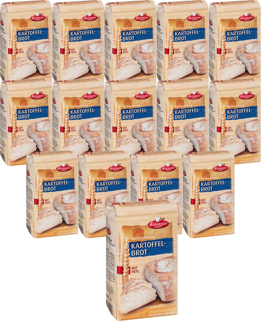 BIELMEIER Brotbackmischung Kartoffelbrot 15 Stück á 500 g Produktbild 