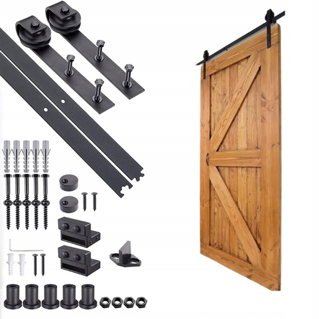 System Drzwi Przesuwnych Barn Door Zestaw Okuć 2M Loft Zdjęcie produktu 