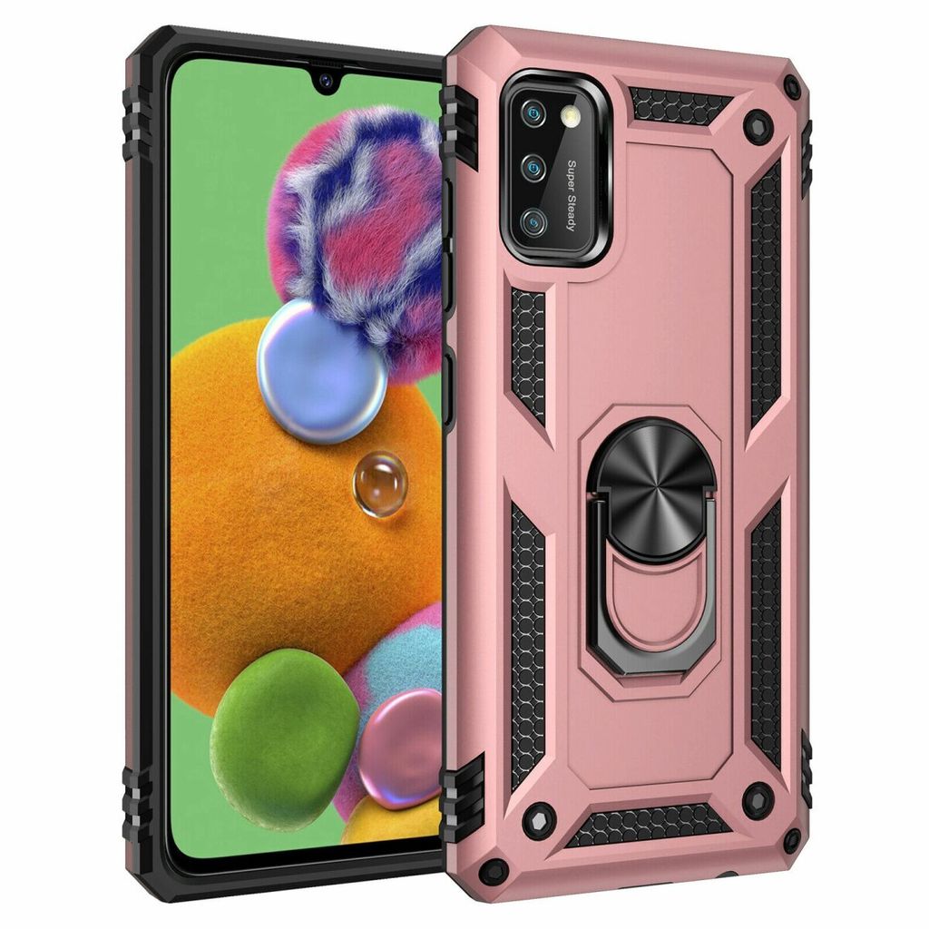 Silikon TPU Slim Case mit 360 Grad Ring Ständer Schutzhülle Kickstand Handyhülle Magnetische Autohalterung kompatibel mit Samsung Galaxy S20 FE ...