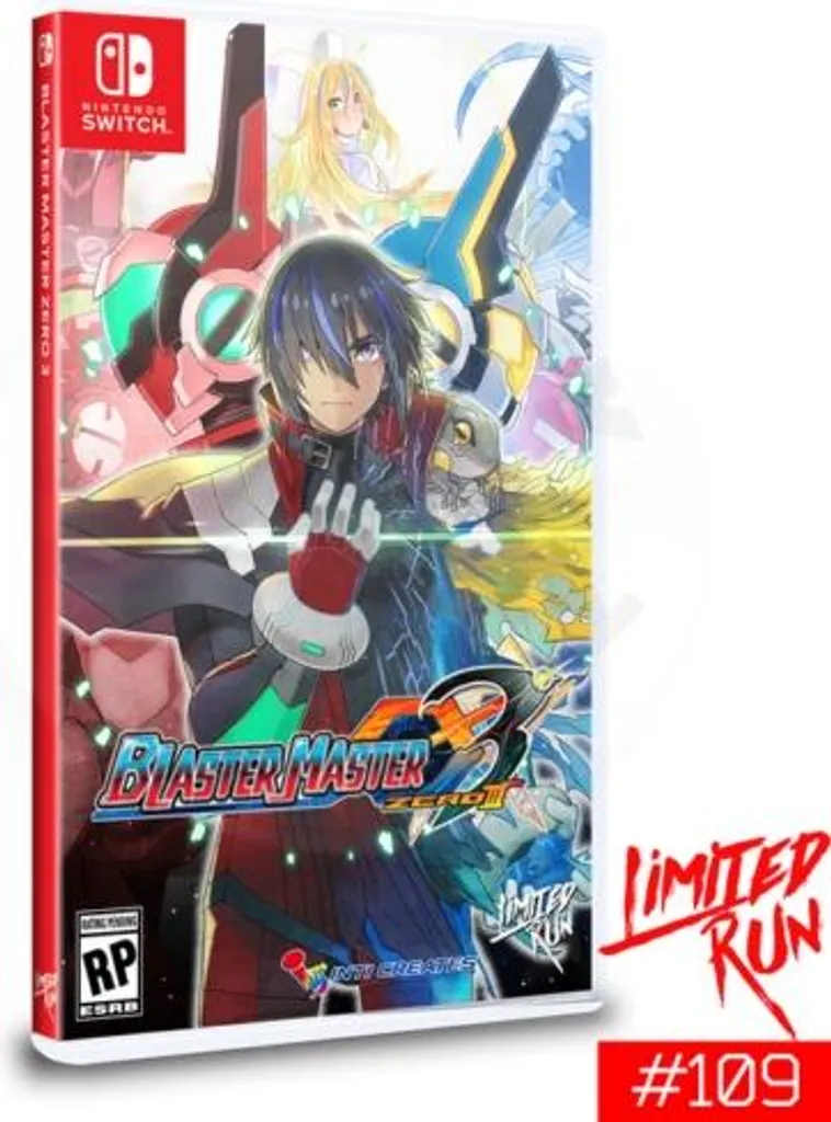 Cartouche de Jeu Blaster Master Zero 3 pour Nintendo Switch Boîtier Clear