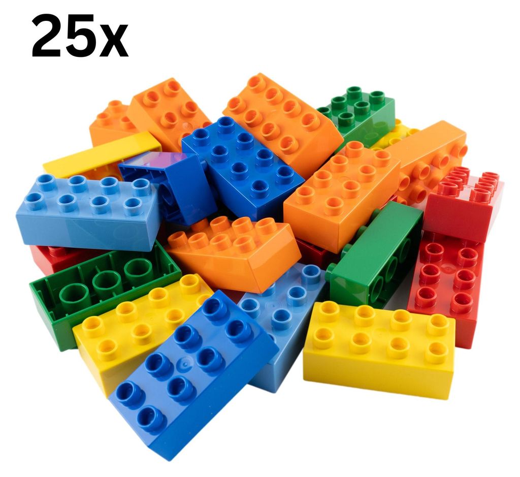 LEGO® DUPLO® 2x4 Steine Bausteine Bunt Gemischt - 3011 NEU! Produktbild 