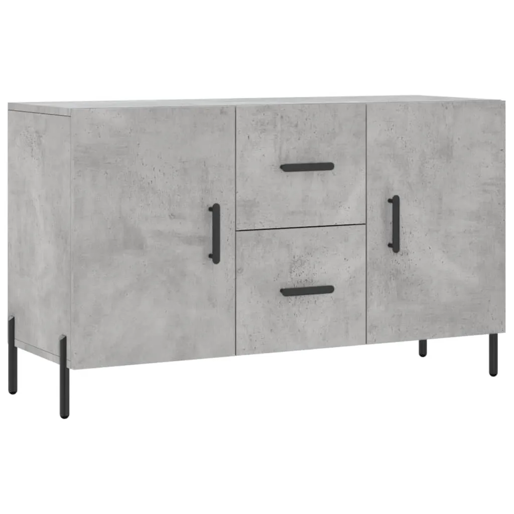 Maison Exclusive Buffet Grigio Cemento 100x36x60 cm Mobile Multiuso - 2