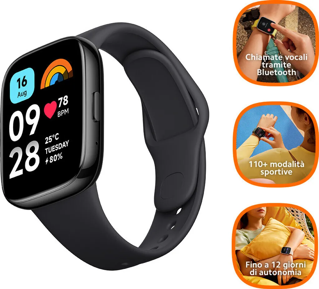 Redmi Watch 3 Active : Ne Manquez Plus Aucun Appel avec le Mode Mains Libres - 3
