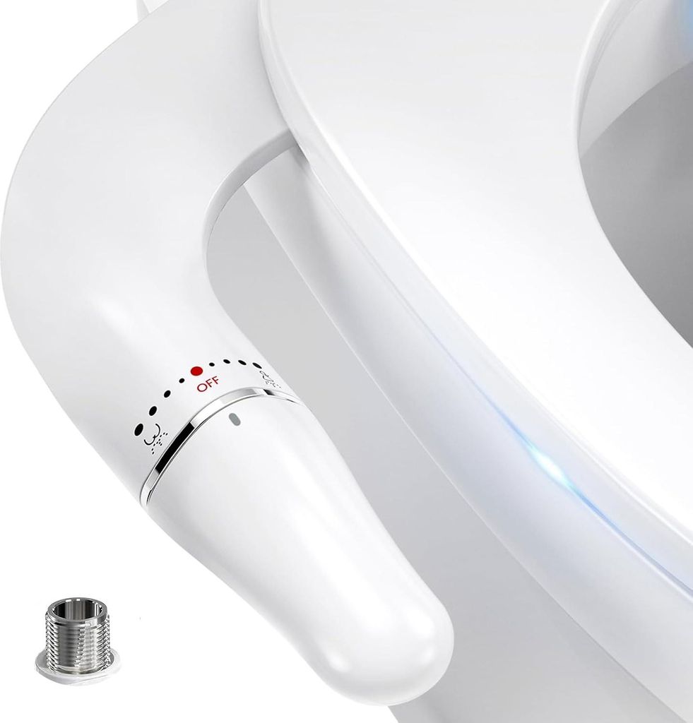 Bidet für Toilet - Kaltbidet mit Einstellbarem Druck - Ergonomische Draaigreep