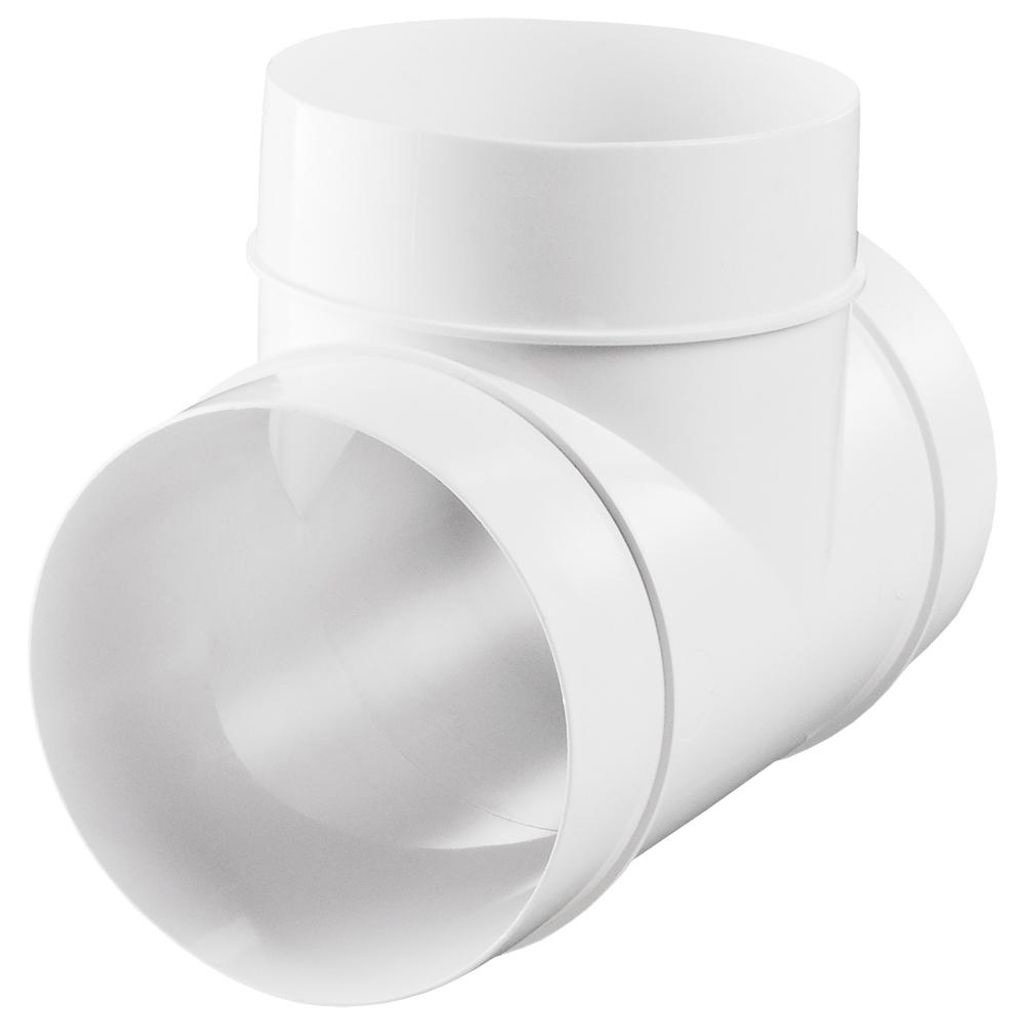 PVC T- Stück 125 mm für Rundrohre (232) Produktbild 