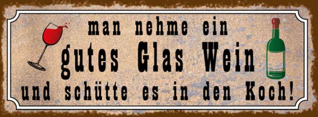 vianmo Holzschild 10x27 cm man nehme ein gutes Glas Wein Essen Trinken