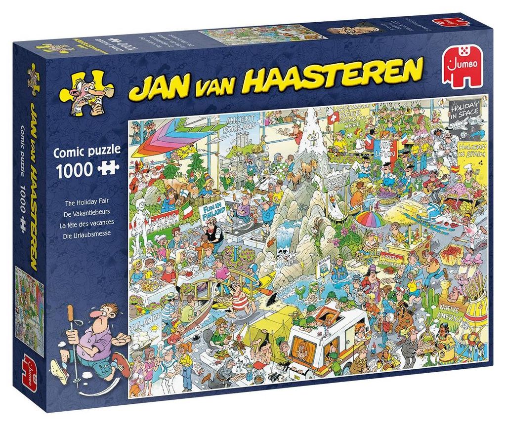 Jan van Haasteren - Die Urlaubsmesse - 1000 Teile Puzzle Produktbild 