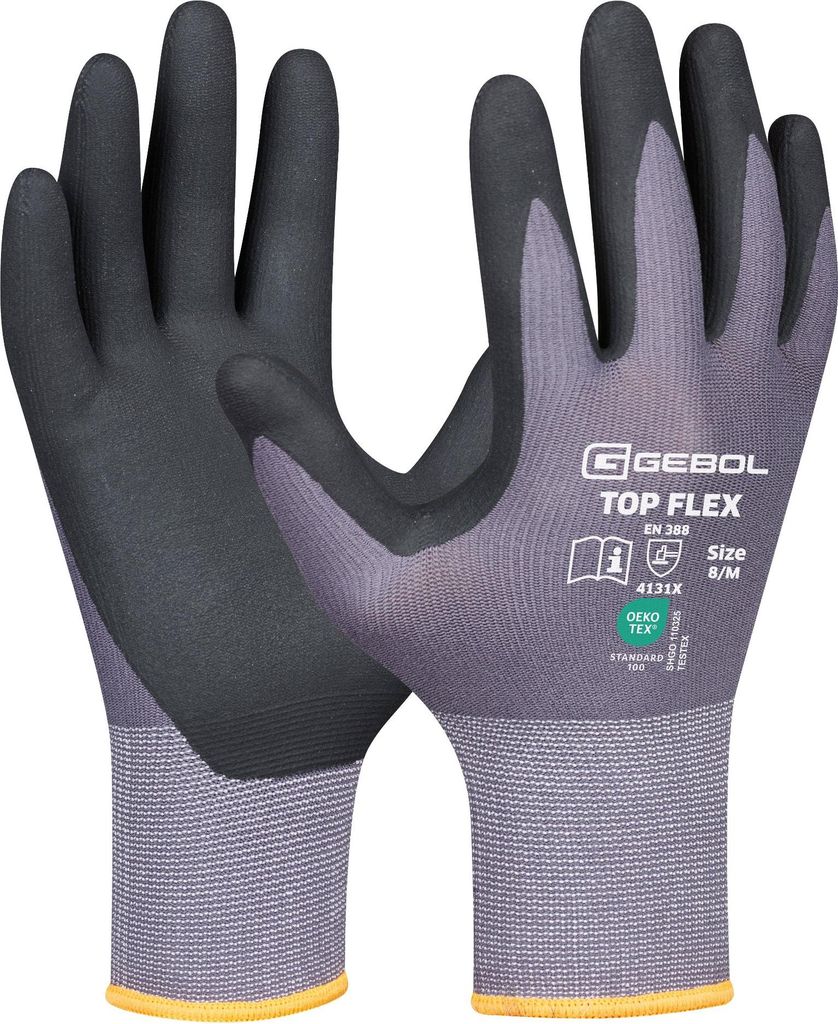 Gebol Montagehandschuh Top Flex Gr. 9