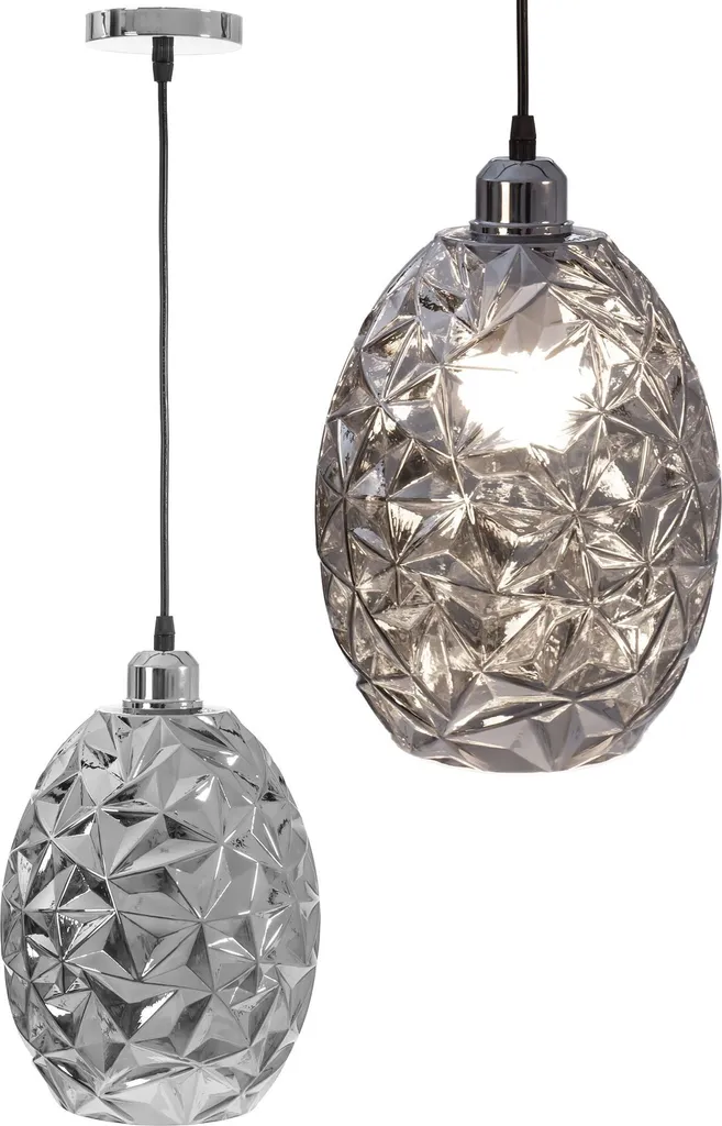 Lustre Suspension Chrome Toolight APP564-1CP pour un Éclairage Chic - 2