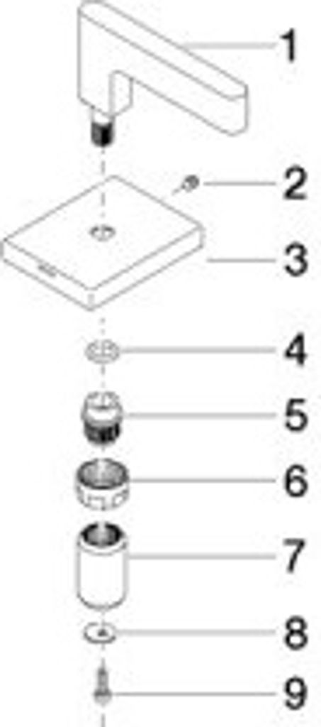 Dornbracht 90207005703-28 Griff für Waschtisch Ersatzteile