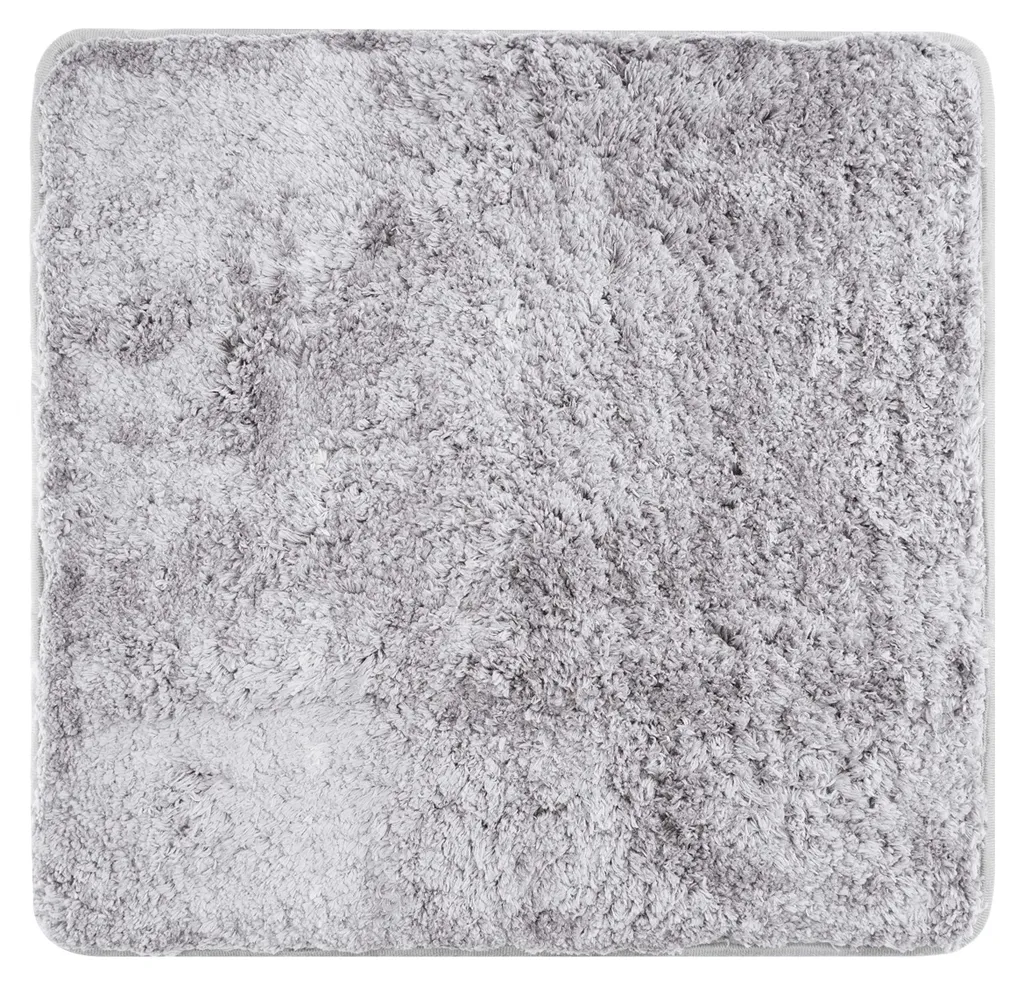 Tapis de toilette pour WC suspendus gris idéal pour sol froid 50cm