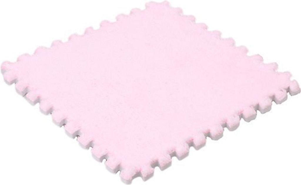 1pc weiche Puzzle Bodenmatte Fliesen Baby Kinder Kinder spielen Zimmer Schlafzimmerdekoration-Hell-Pink