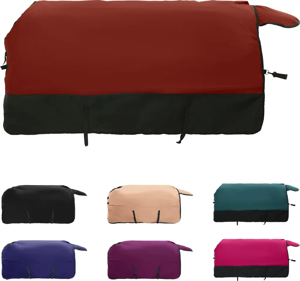Coperta Invernale vidaXL 125cm: Benessere e Calore Verde Scuro