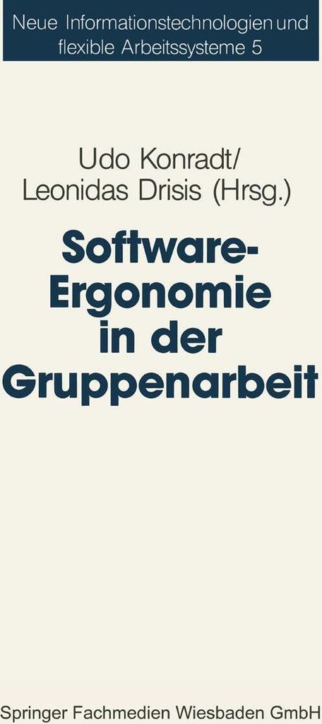 Software-Ergonomie in der Gruppenarbeit