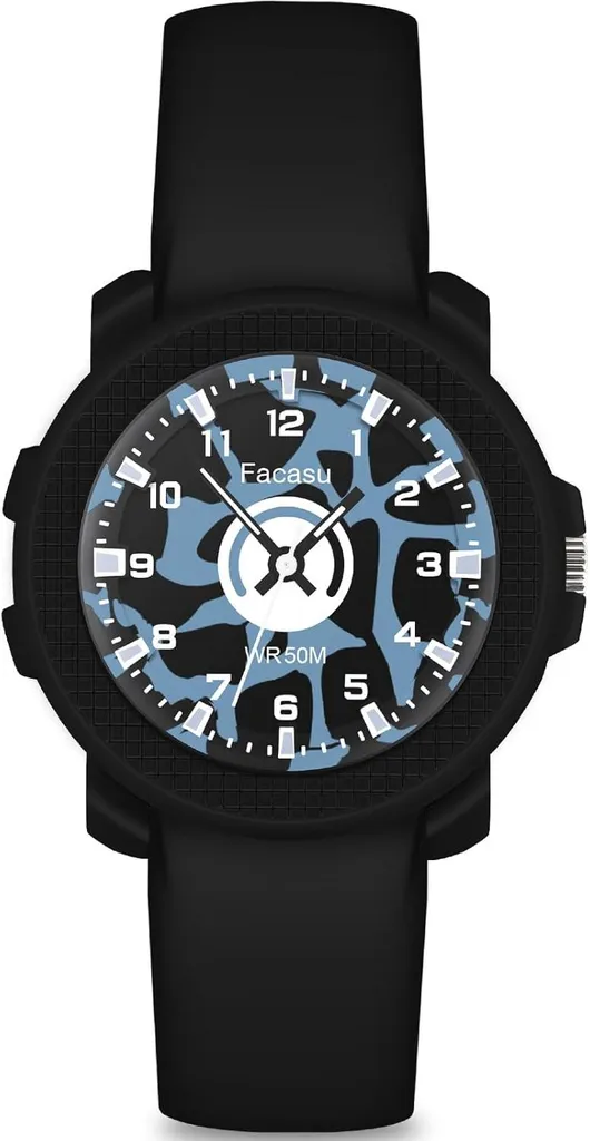 Orologio Bambini Impermeabile 50M - Quarzo Educativo 4-12 Anni