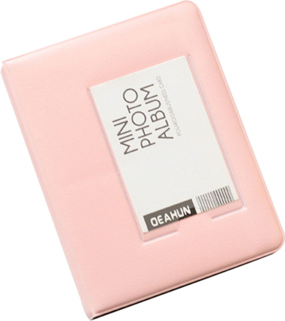 64/32 Taschen Fotoalbum Bildspeicher für Polaroid Instax Mini-Rosa ,Größen:3Inch