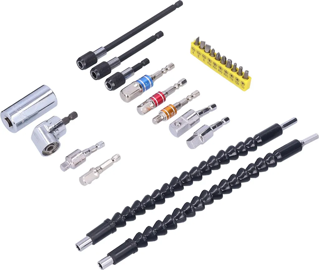 Rallonge Pliable Flexible Inox 90 Degrés, Pour Perceuse Visseuse