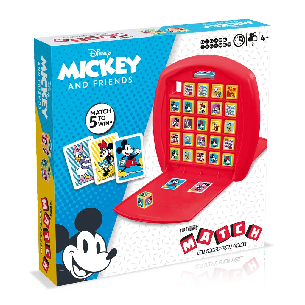 Jeu de société Match Mickey & Friends - Version Disney pour enfants