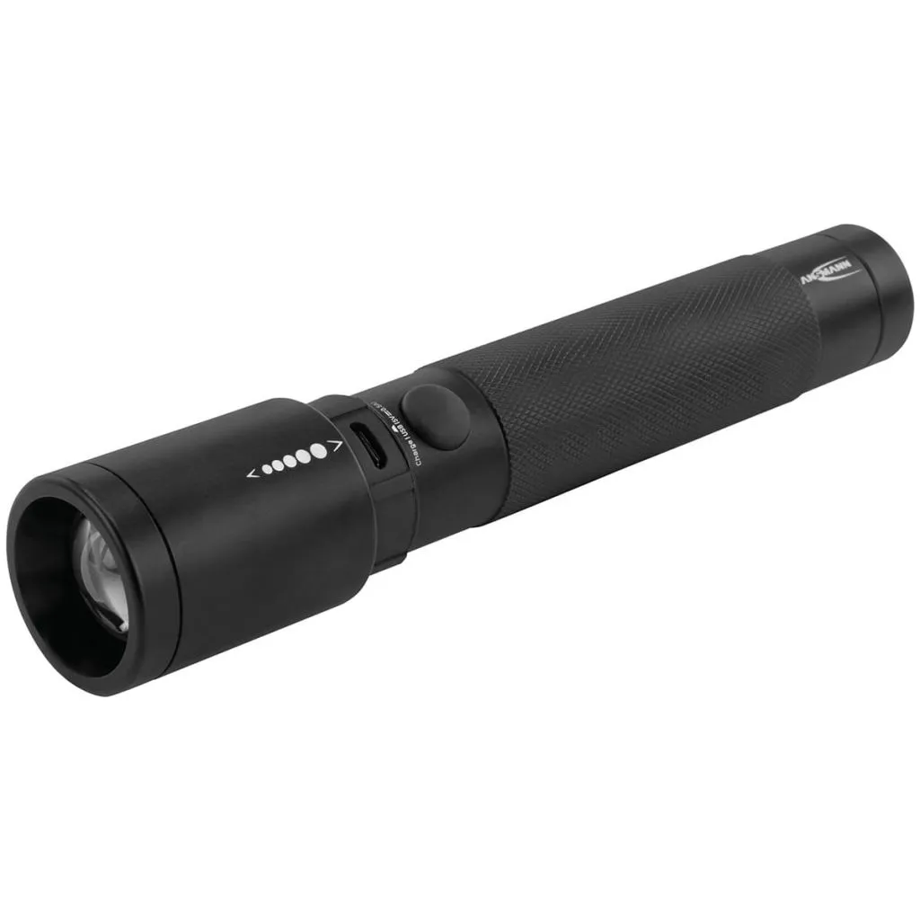 Lampe Torche LED Puissante Ansmann T400FR avec Batterie Intégrée 5W