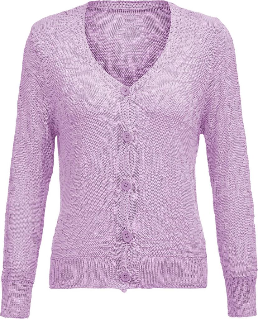 ZITHA damen strickjacke - lavendel, XS/S