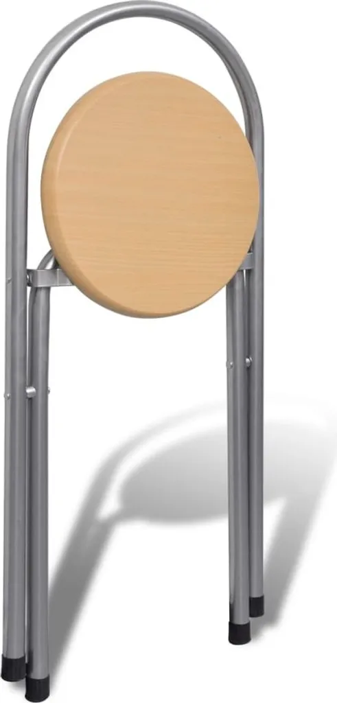 Table de cuisine rabattable et 2 chaises compactes en métal noir