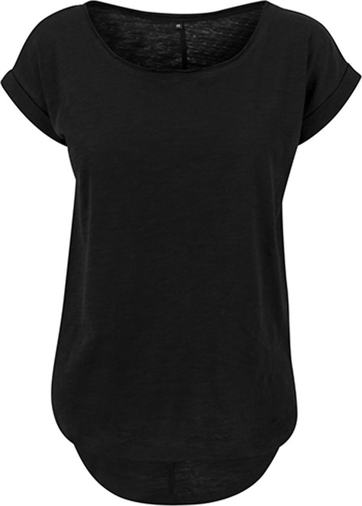 Build Your Brand BY036 | T-shirt lunga da donna - Taglio Immagine del prodotto 