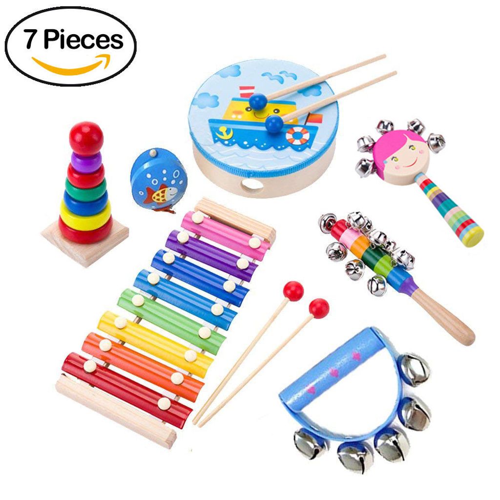 Kinder Musikinstrumente Set Percussion Set für Kleinkinder Baby,Musik Spielzeug 