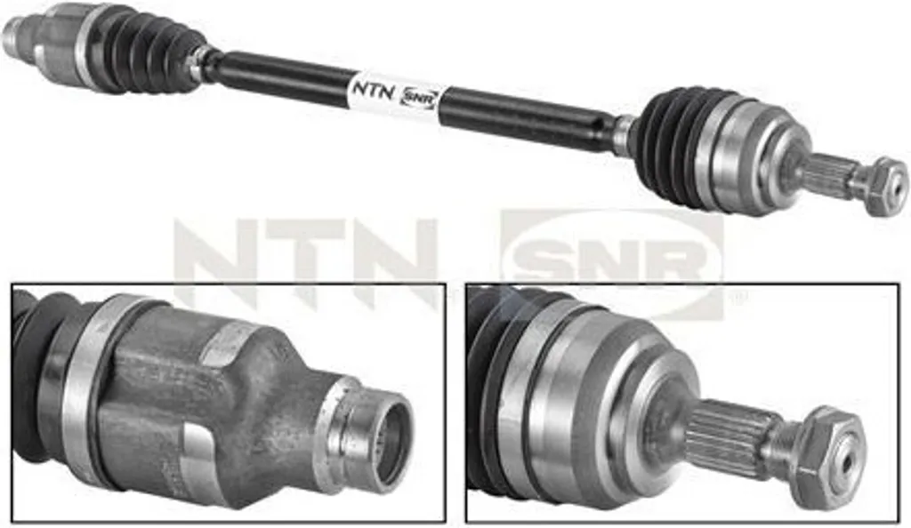 SNR DK66.003 Cardan de transmission droit pour Citroën C3 II et DS3