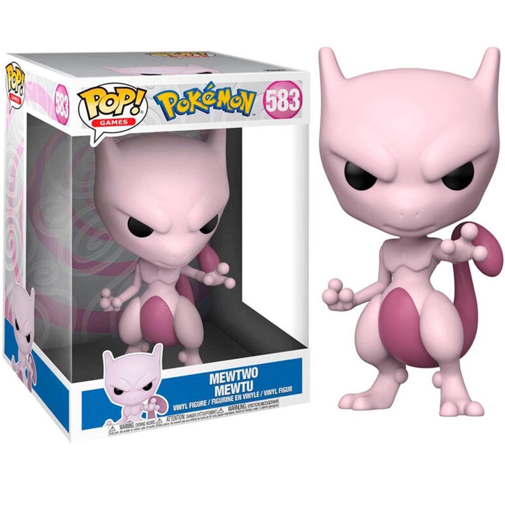 Pokemon Super Sized Jumbo POP! Vinyl Figur Mewtwo (EMEA) 25 Produktbild 6