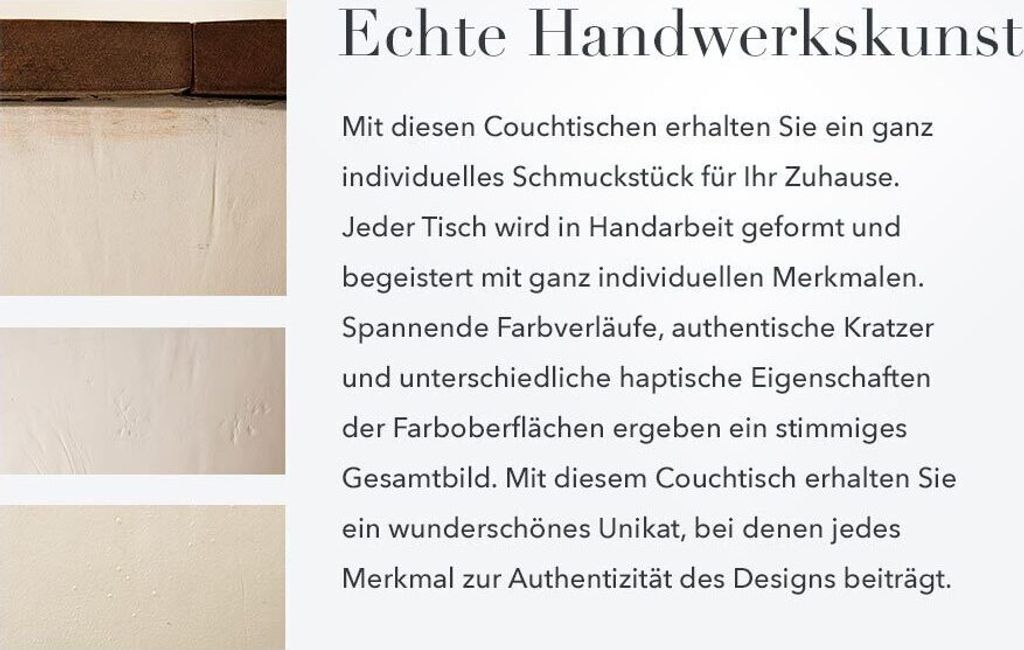 riess-ambiente Design Couchtisch JAKARTA 70cm weiß Produktbild 4