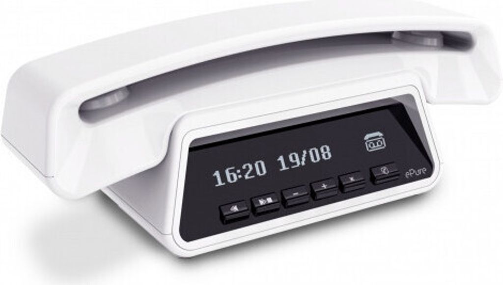 Alcatel ePure 3 Premium DECT-Telefon Anrufer-ID weiß