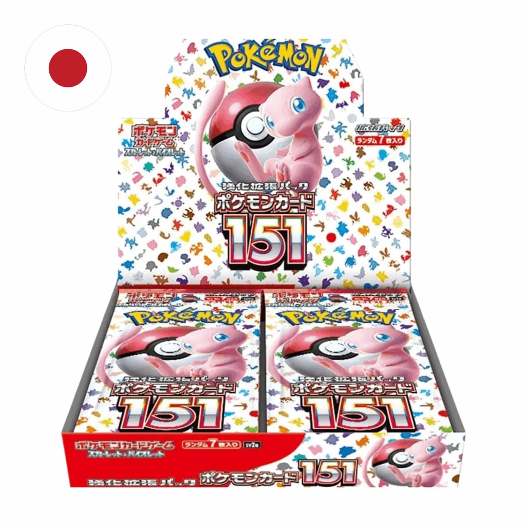 Présentoir de Boosters Pokémon 151 SV2A - Display Japonais Scellé