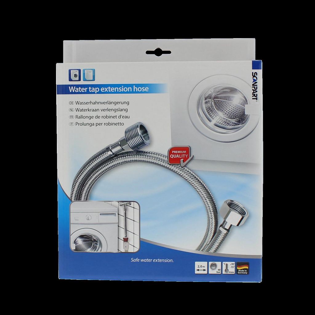 Wasserhahnverlängerung KTW-A (edelstahl, 2 Meter) Produktbild 