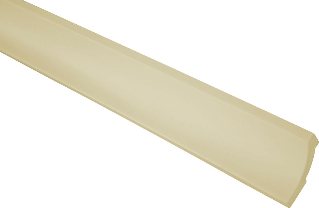 GRAND DECOR Stuckleisten Decke modern, PolyurethanHartschaum & Flexibel - 2m Deckenleisten glatt Abschlussleiste Stuckprofil Dekorleisten (20 Meter...