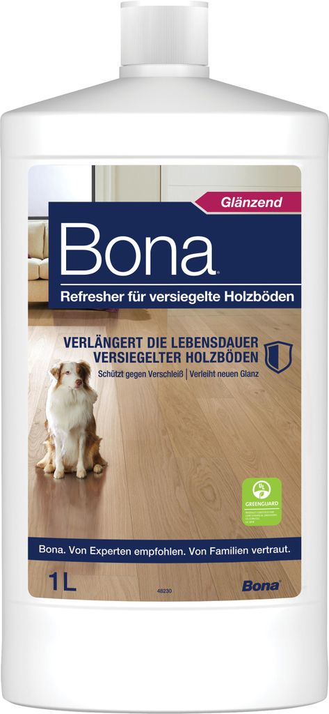 Bona Parkett Refresher für versiegelte Holzböden 1 L, Produktbild 