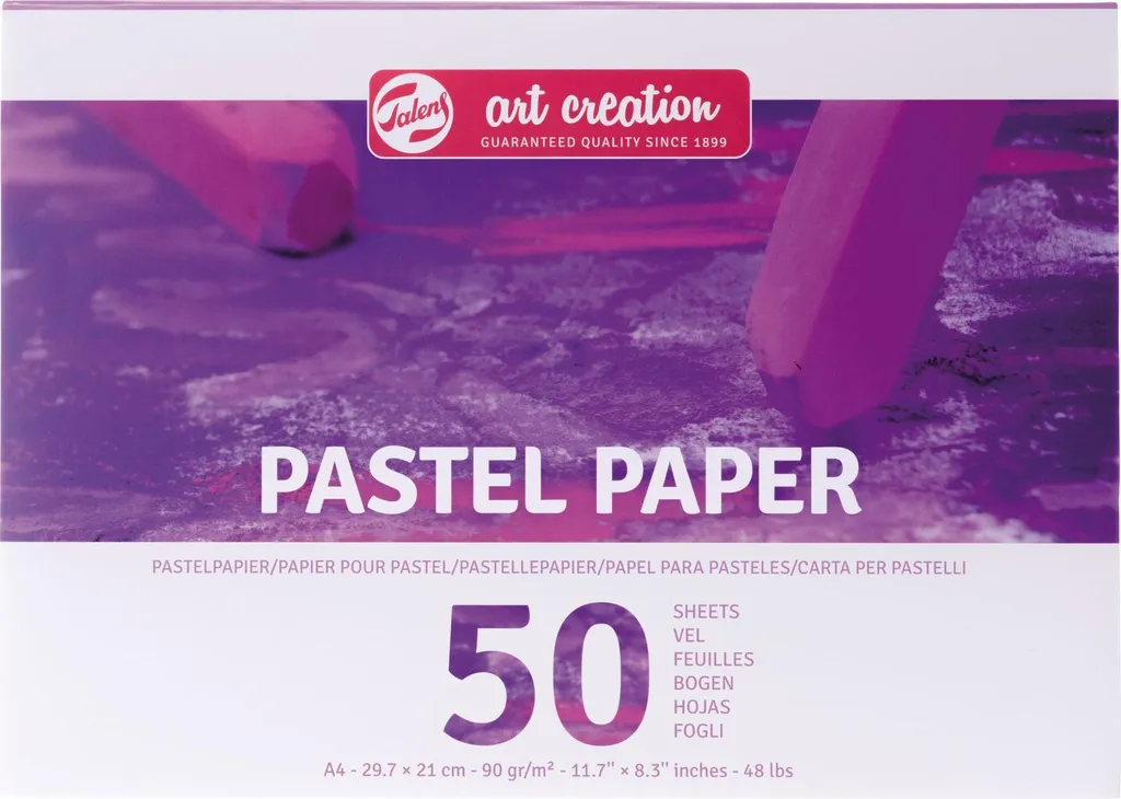 Talens Art Creation Papier à compter 50 feuilles 90g 297x210mm violet 3x