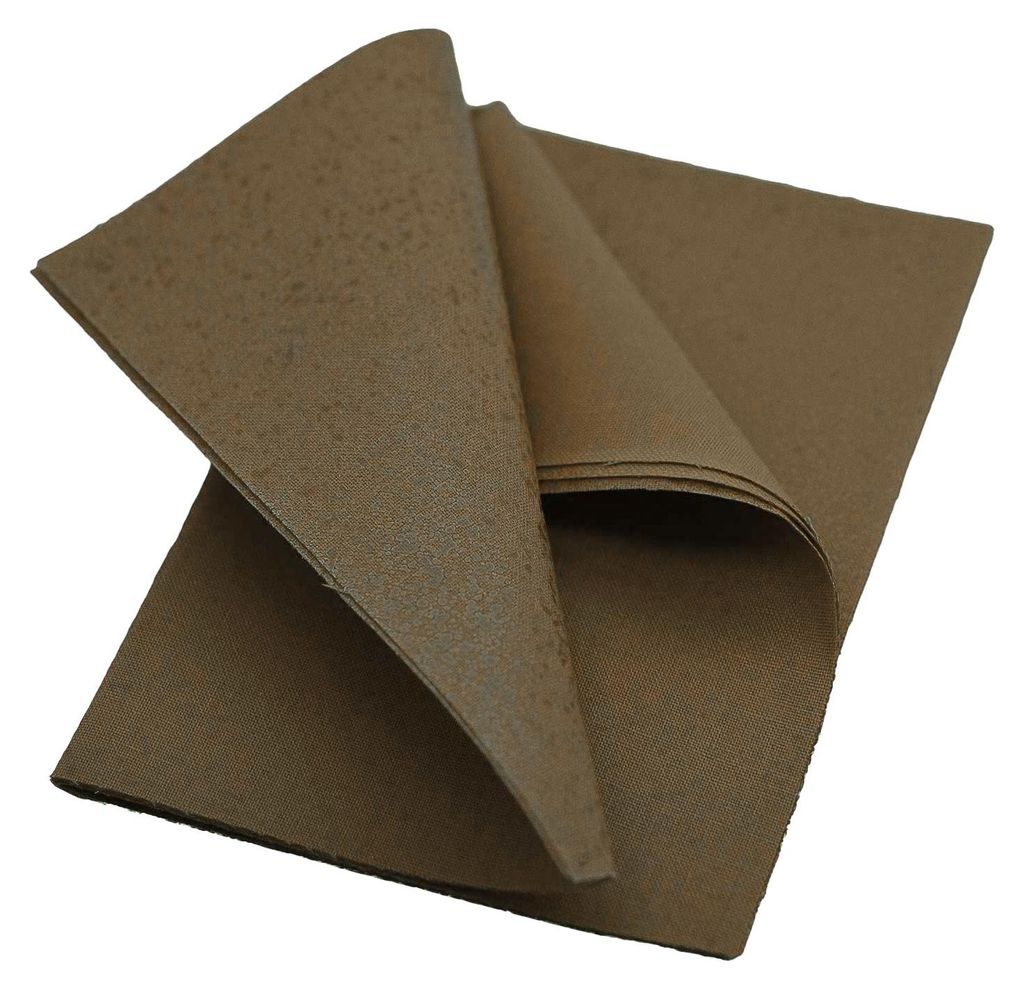 3 zuschneidbarer Flicken aus Baumwolle zum aufbügeln 15 x 20cm , khaki