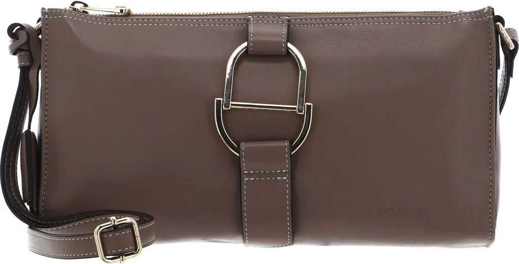 PICARD Amore Sac bandoulière en cuir Hazel Taupe - Besace élégante femme