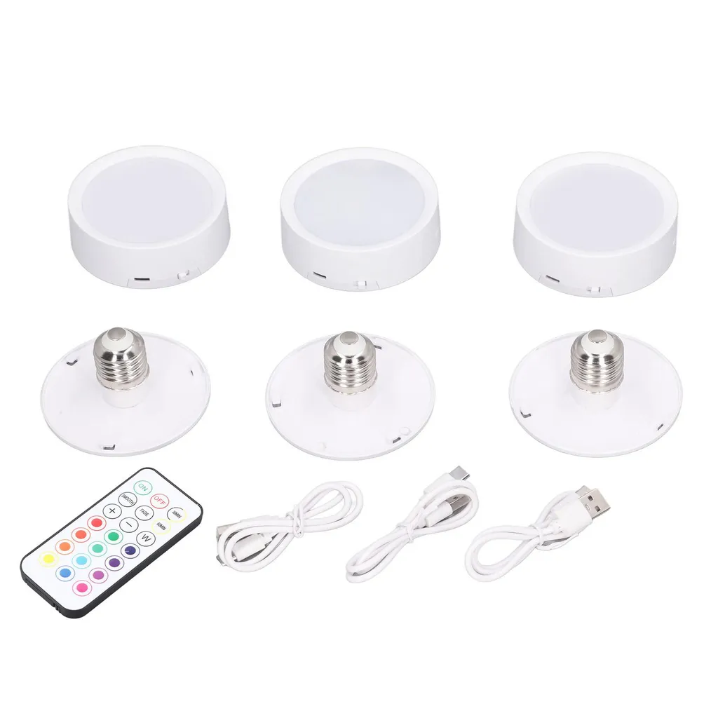 Solution lampe LED sans fil E26 pour zone sans électricité avec télécommande