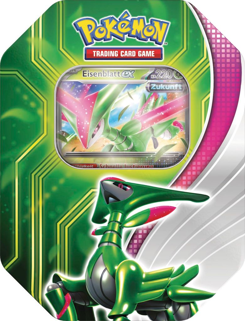 Pokémon Tin 113 Eisenblatt ex - DE Produktbild 