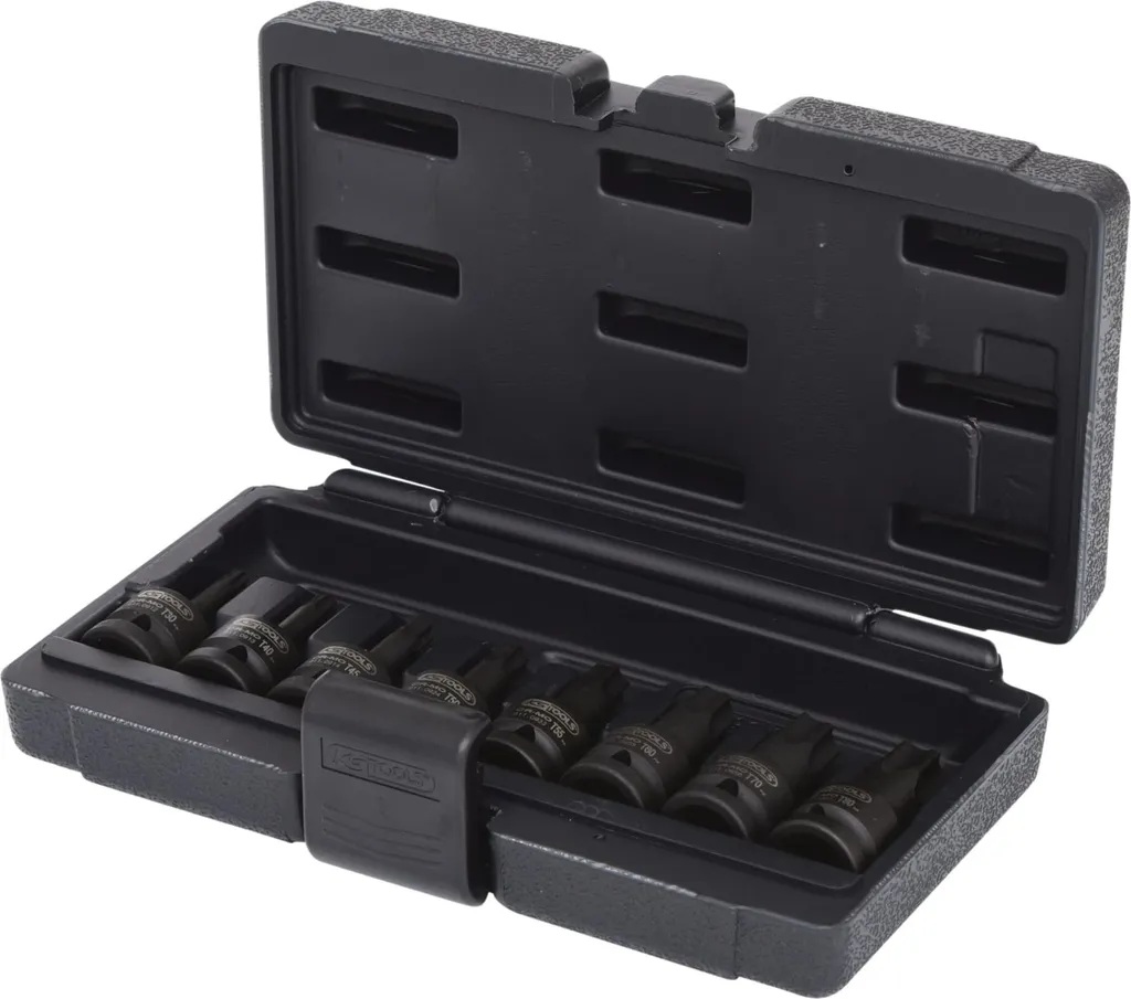Coffret de douilles Torx à choc 1/2 pouce pour clé à choc 8 pièces KS Tools