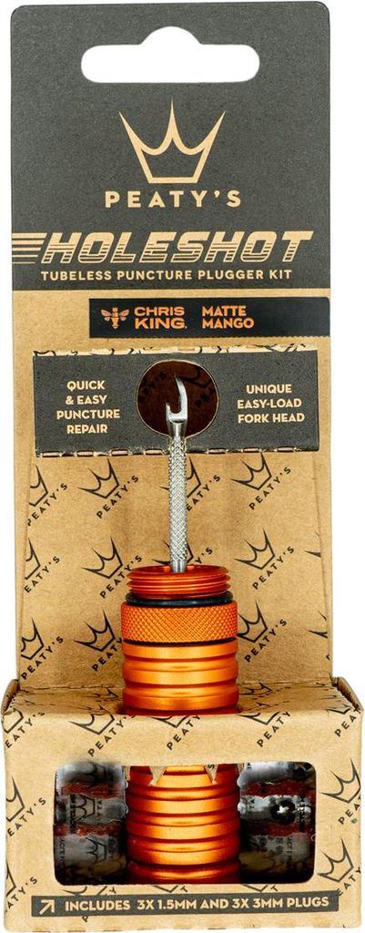 Holeshot Tubeless Puncture Plugger Kit - Mango