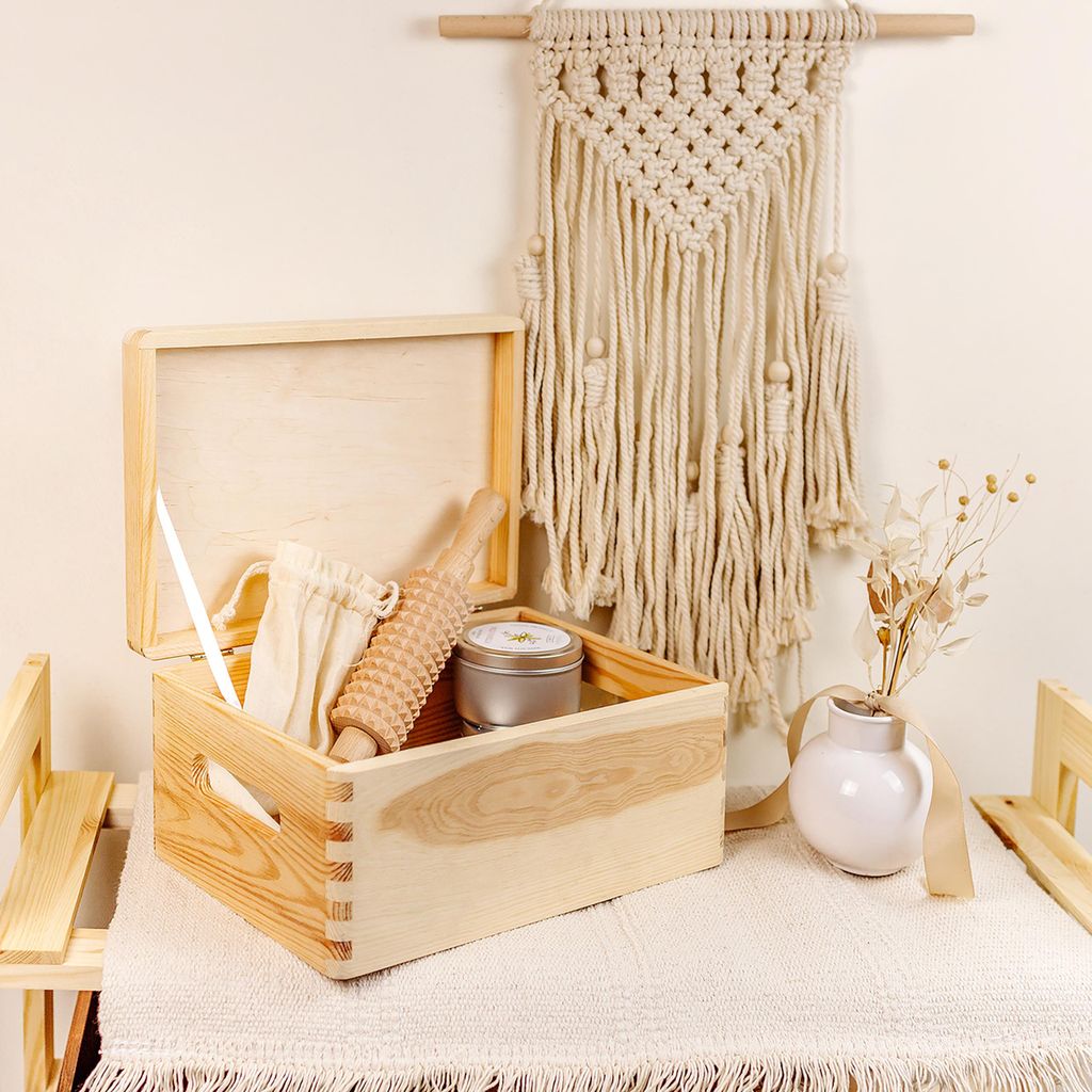 Creative Deco Grande Scatola in Legno | 30x20x14cm | Immagine del prodotto 