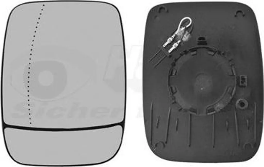 Réparer Miroir Brisé Renault Trafic III - Verre Li Fuer Adaptable