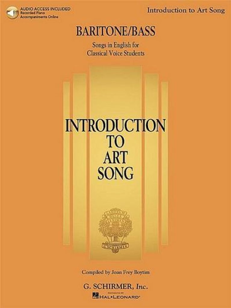 Introduction to Art Song for Baritone/Bass