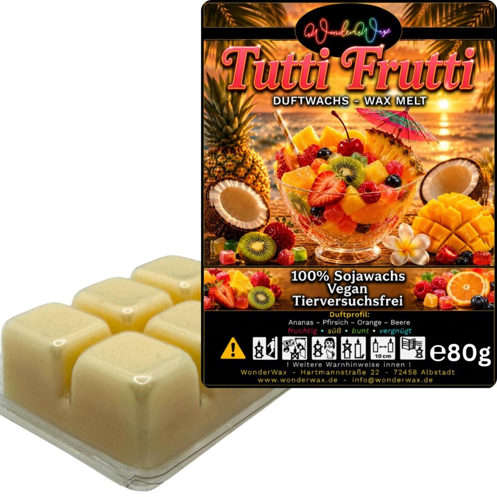WonderWax Duftwachs Wax Melts für Duftlampe, 6 Würfel Duftmelt Wachsmelt Sojawachs Duftwachs Würfel für Raumdüfte, Wachs Duftöl Winter Indoor...