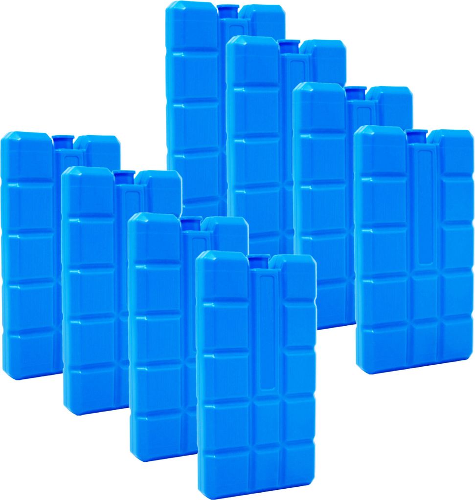 ToCi 8er Set Kühlakku mit je 200 ml | 8 blaue Kühlelemente für die Kühltasche oder Kühlbox