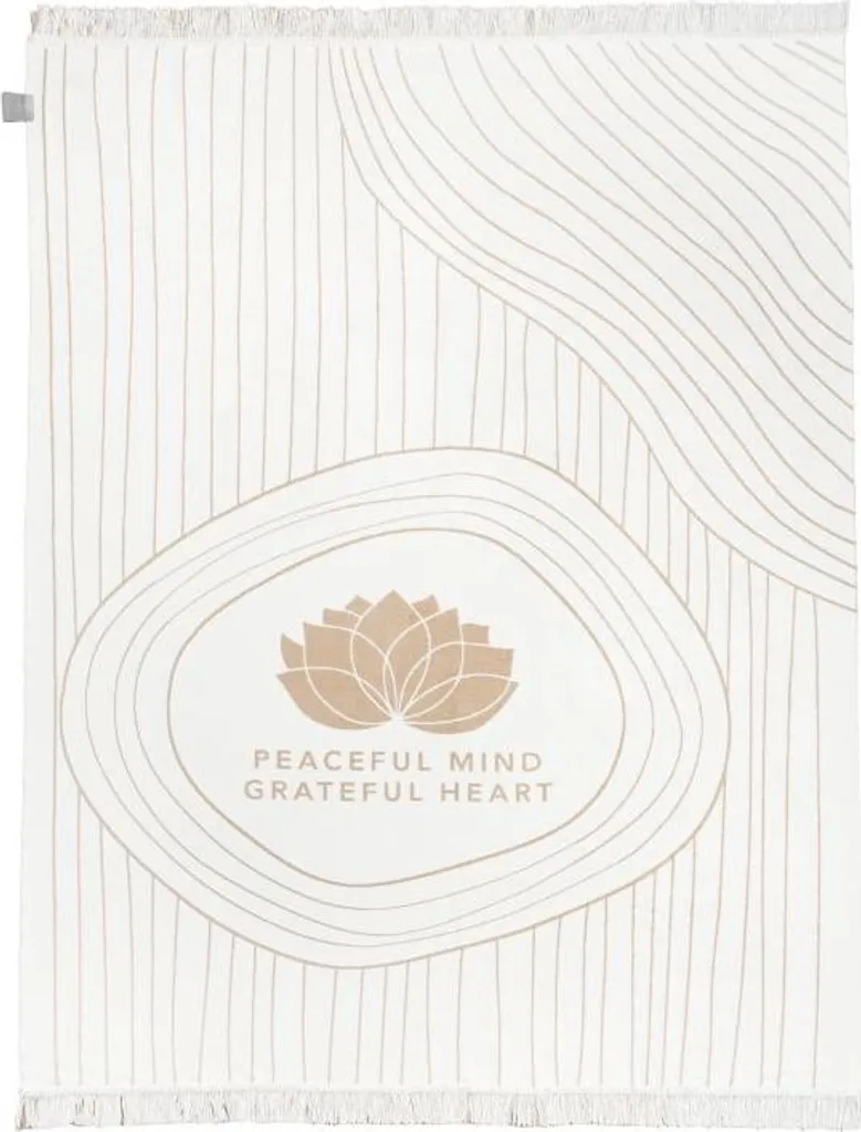 Grand Plaid Douillet 150x200 pour Canapé - Räder Zen Spirit Peaceful Mind