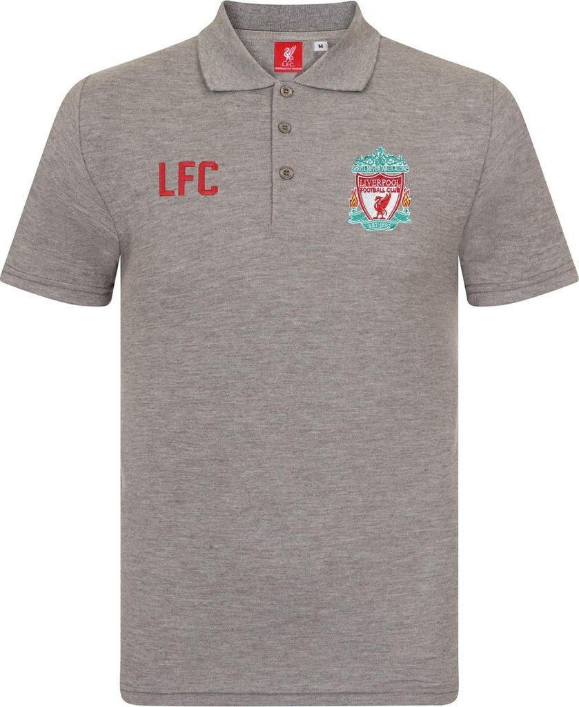 Liverpool FC - Poloshirt für Herren GF188 (S) (Grau)