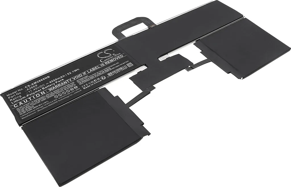 Ricambio Batteria MacBook Air M2 A2681 - TECHTEK 52.6Wh High Capacity